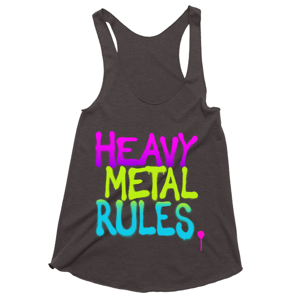 Heavy Metal Rules Womens Tank Top