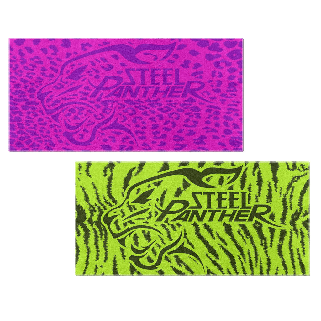 Panther Head Beach Towels